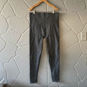 Spanx Look at Me Now - Heather Gray Thick Leggings Super High Waist Leggings